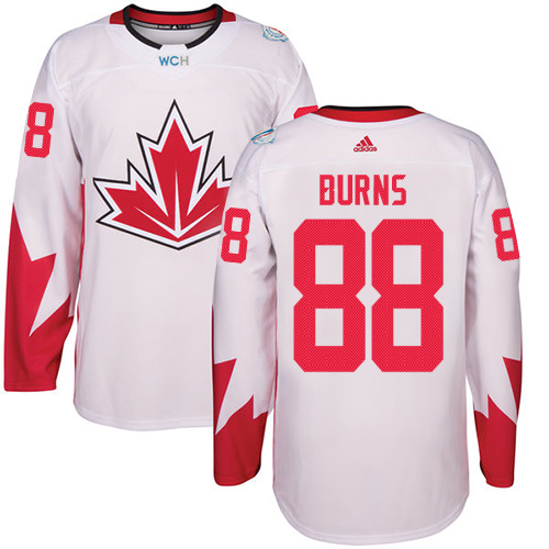 Kinder Team Canada #88 Brent Burns Authentic Weiß Heim 2016 World Cup Hockey